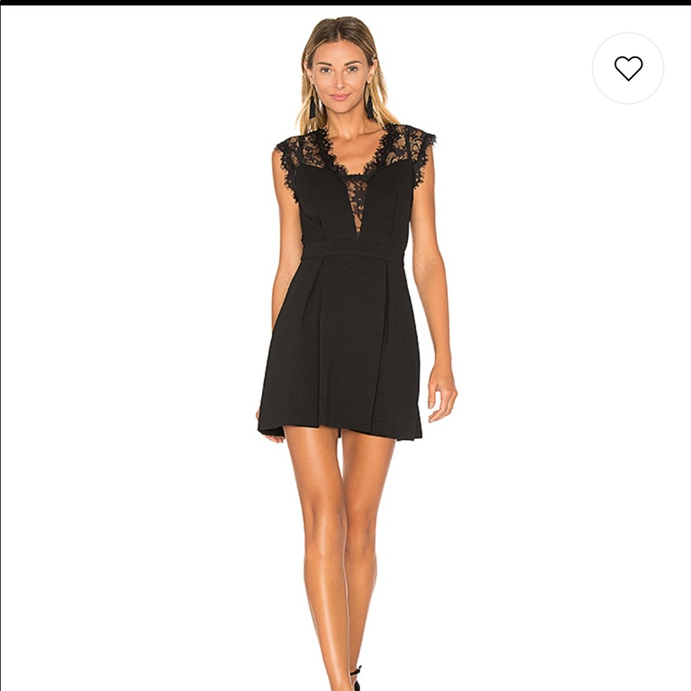 Lace Inset Dress in Black
BCBGeneration